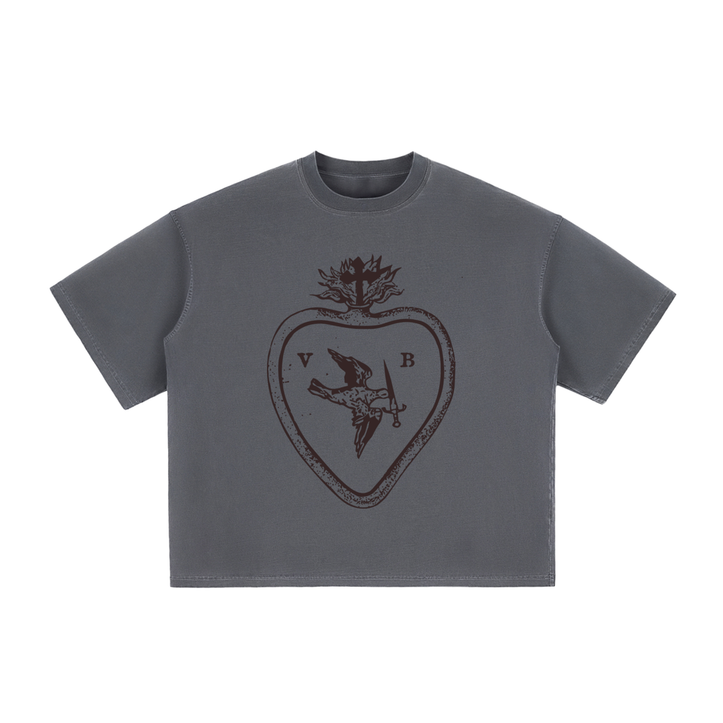 VB SACRED HEART Vintage Washed Boxy T-Shirt
