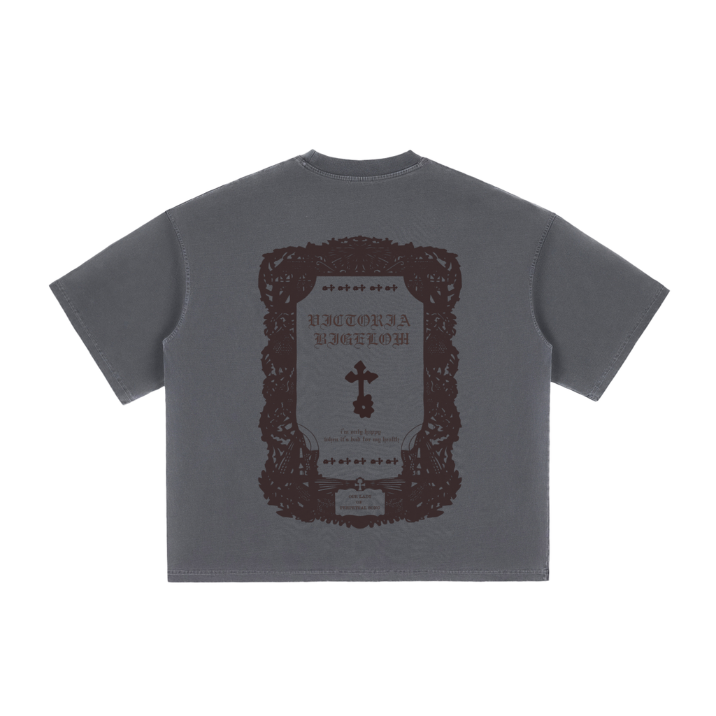 VB SACRED HEART Vintage Washed Boxy T-Shirt