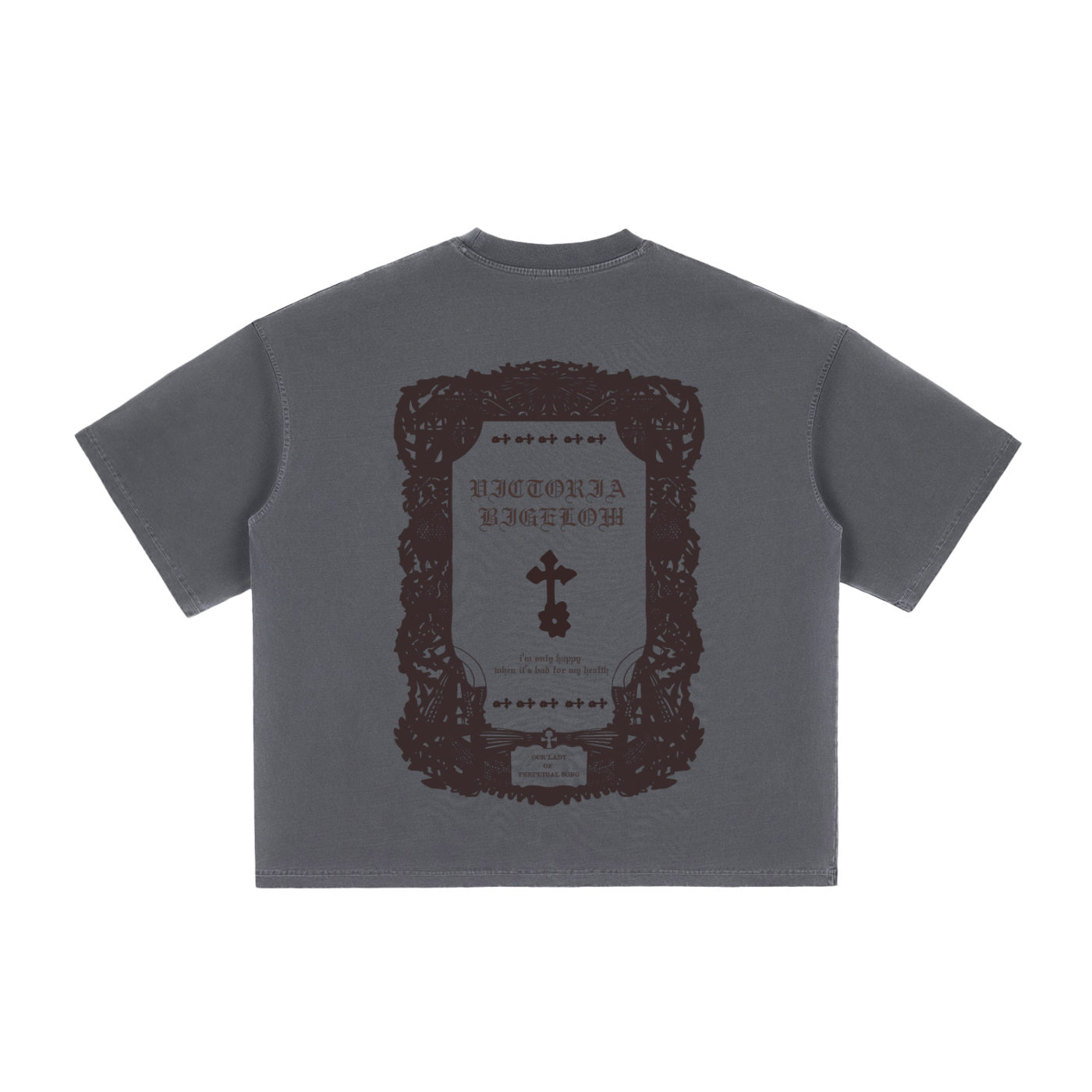 VB SACRED HEART Vintage Washed Boxy T-Shirt