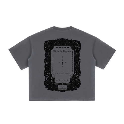 SORROW/SORRY SACRED HEART Boxy Vintage Washed T-Shirt